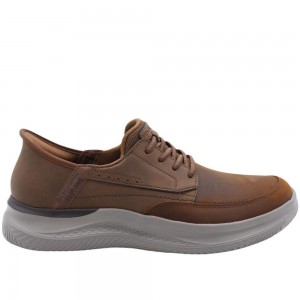 Δερμάτινα Sneakers Skechers - Rory 205211/CDB Καφέ Δερμάτινα Sneakers Skechers - Rory 205211/CDB Καφέ