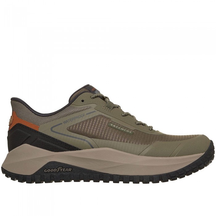 Ανδρικά Αδιάβροχα Skechers Hands Free Slip-ins Badger - Koda 211367/OLV Λαδί Ανδρικά Αδιάβροχα Skechers Hands Free Slip-ins Badger - Koda 211367/OLV Λαδί