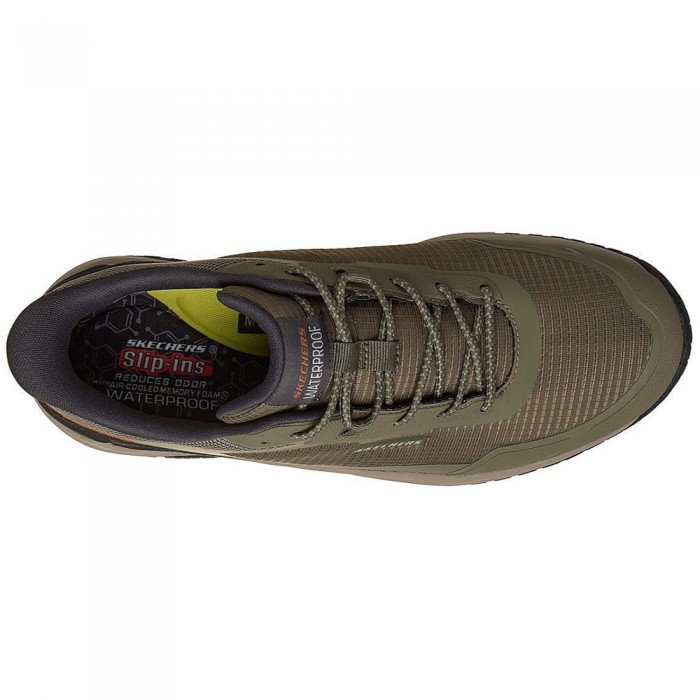 Ανδρικά Αδιάβροχα Skechers Hands Free Slip-ins Badger - Koda 211367/OLV Λαδί Ανδρικά Αδιάβροχα Skechers Hands Free Slip-ins Badger - Koda 211367/OLV Λαδί