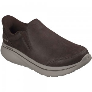 Ανατομικά Ανδρικά Παπούτσια Skechers Hands Free Slip-ins GO WALK Arch Fit N-Joy 217089/BRN Καφέ