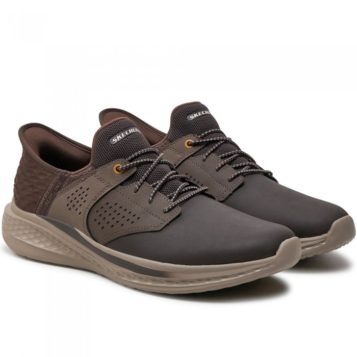 Αδιάβροχα Sneakers Skechers - Macklin 210890/CHOC Καφέ