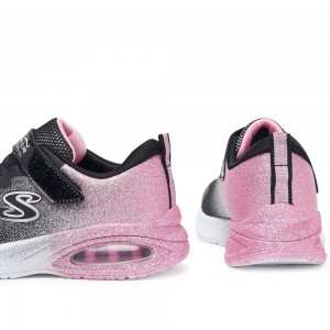 Skechers Microspec Max Advance - Glitz Gala 303859L/BKRG Μαύρο/Ροζ