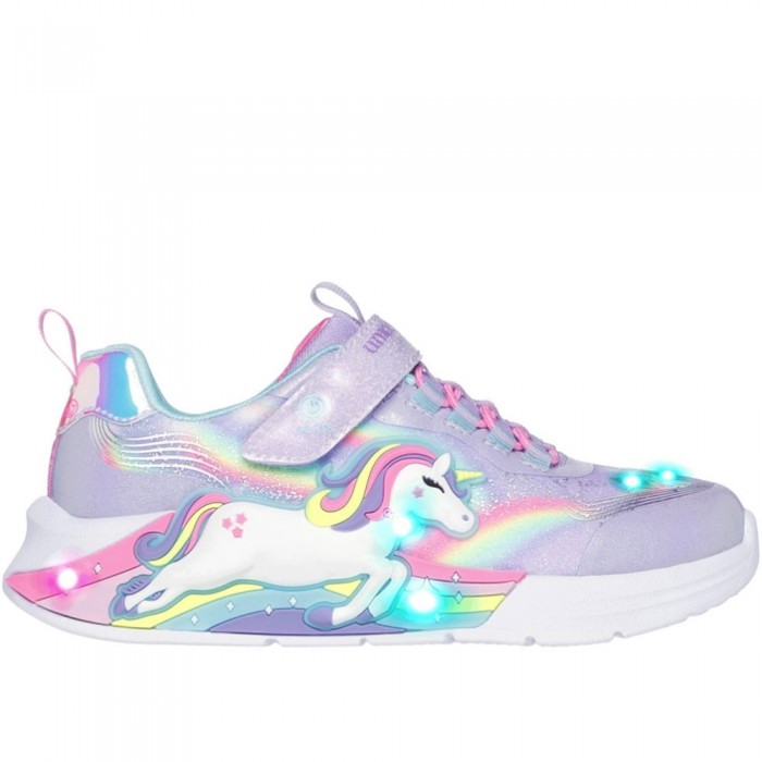 Αθλητικά Skechers - Unicorn Chaser S-Lights 302298L/LVMT Λιλά