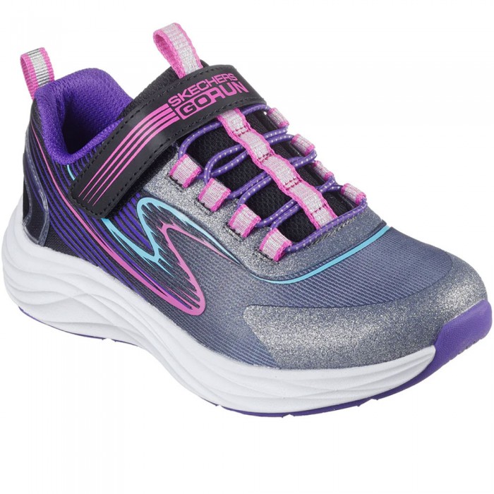 Αθλητικά Skechers - Go Run 303920L/BKMT Γκρι/Μωβ