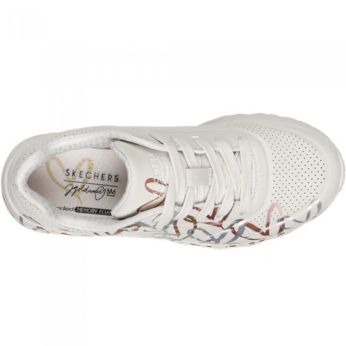 Εφηβικά Sneakers Skechers - Uno Lite Metallic Love 314067L/NTMT Μπεζ