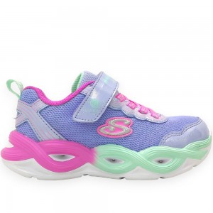 Κοριτσίστικα Αθλητικά Skechers - Twisty Glow 303717L/PWMT Λιλά