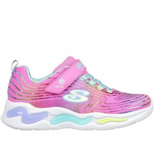 Κοριτσίστικα Αθλητικά Skechers - Wavy Beams 302338L/PKMT Ροζ