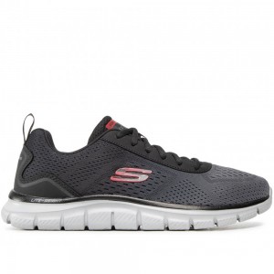 Ανδρικά Αθλητικά Skechers -Track Ripkent 232399/BKCC Μαύρο/Γκρι