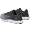 Ανδρικά Αθλητικά Skechers -Track Ripkent 232399/BKCC Μαύρο/Γκρι