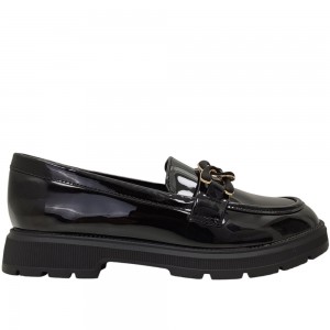 Εφηβικά Loafers Smart Kids SD12177 Μαύρο/Λουστρίνι