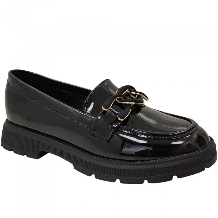 Εφηβικά Loafers Smart Kids SD12177 Μαύρο/Λουστρίνι