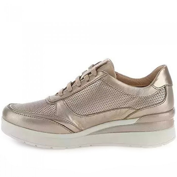 Δερμάτινα Sneakers Stonefly - Laminated 220738 Μπεζ