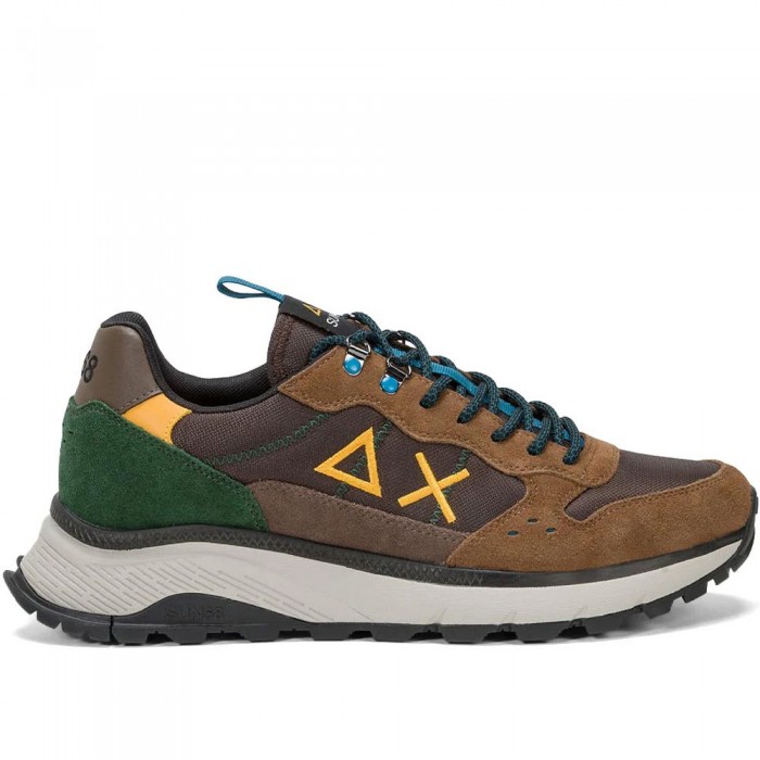 Sneakers Sun68 - Fire And Camping Z44128-08 Καφέ/Πράσινο