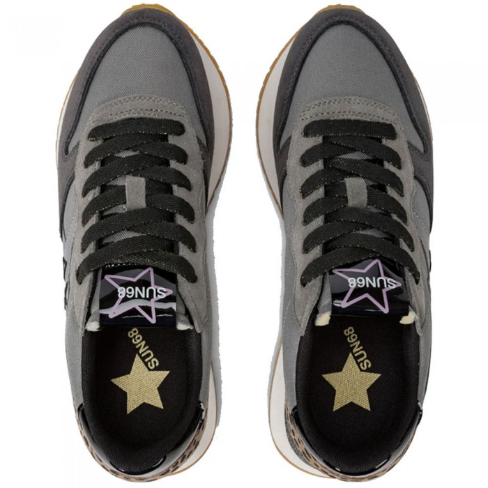 Δερμάτινα Δίσολα Sneaker Sun68 - Big Stargirl Mix Z44218-34 Γκρι