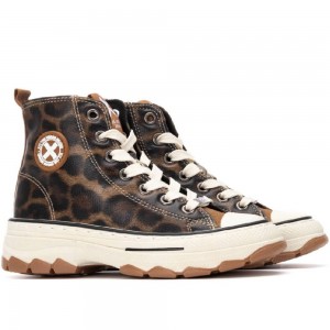 Εφηβικά Λεοπάρ Μποτάκια Xti kids 151321 Leopardo