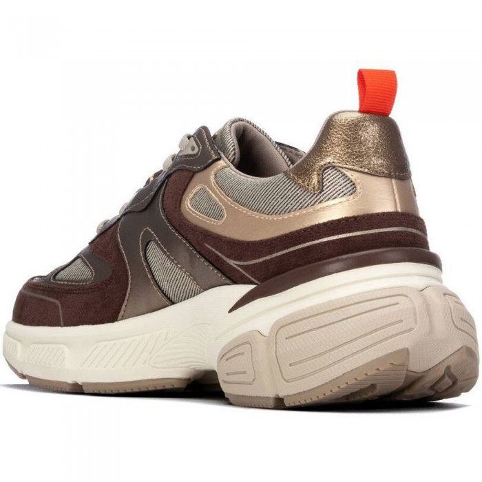 Γυναικεία Chunky Sneakers Xti 14649502 Καφέ / Μπεζ Μεταλλικό