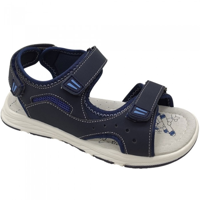 Παιδικά Πέδιλα Με Αυτοκόλλητα ZAK Shoes SD20014 Μπλε